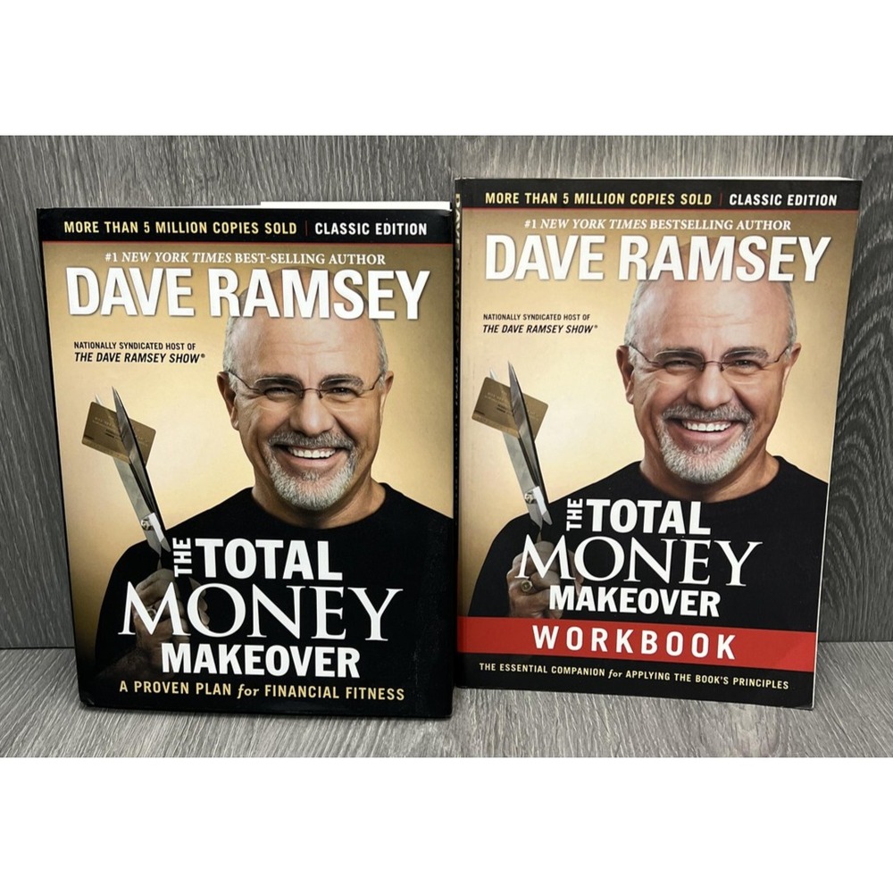 The Total Money Makeover Dave Ramsey Classic Edition Book & Workbook Set Bundle